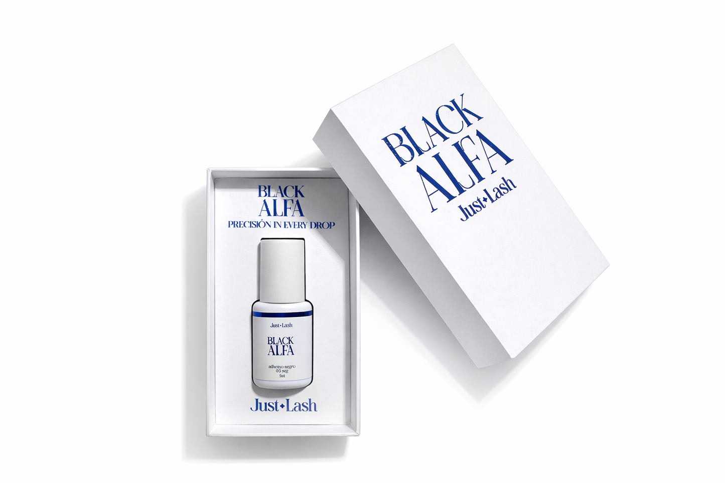 Adhesivo Profesional para Extensiones de Pestañas Black Alfa 0.5 s – Just Lash