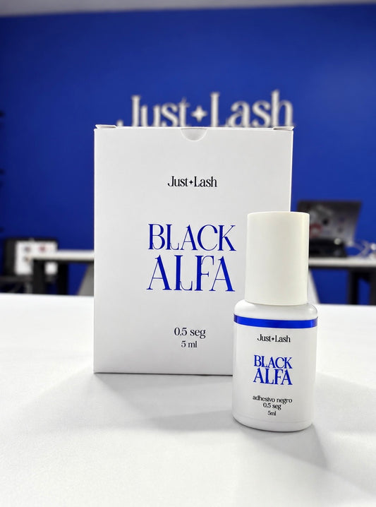 Adhesivo para Extensiones de Pestañas Black Alfa 0.5 s – Just Lash