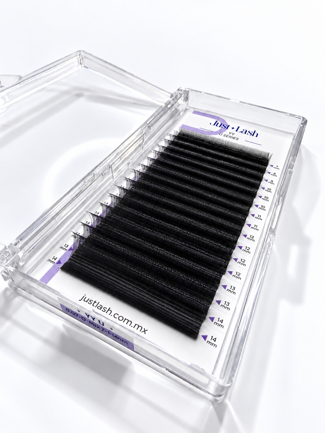 Fibras Tecnológicas YY en U para Extensiones de Pestañas | JustLash