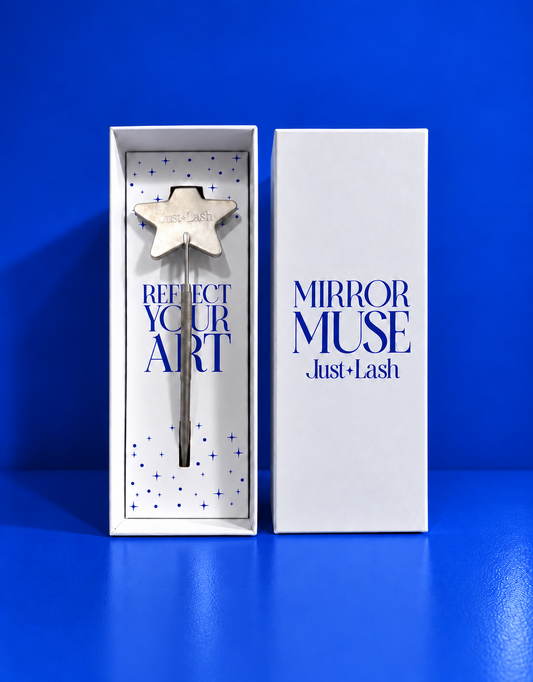 Mirror Muse – Espejo Profesional para Extensiones de Pestañas | Just Lash