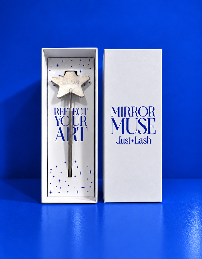 Mirror Muse – Espejo Profesional para Extensiones de Pestañas | Just Lash
