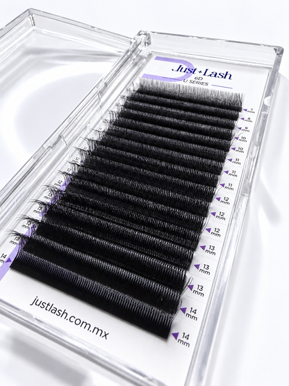 Fibras Tecnológicas 6D U Shape Mate para Extensiones de Pestañas | JustLash