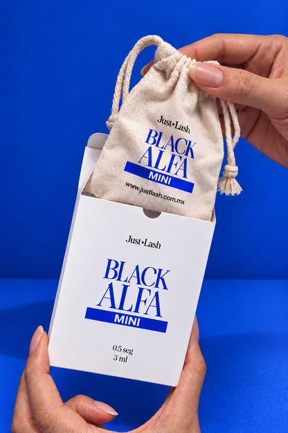 Adhesivo para Extensiones de Pestañas Black Alfa mini 0.5 s – Just Lash